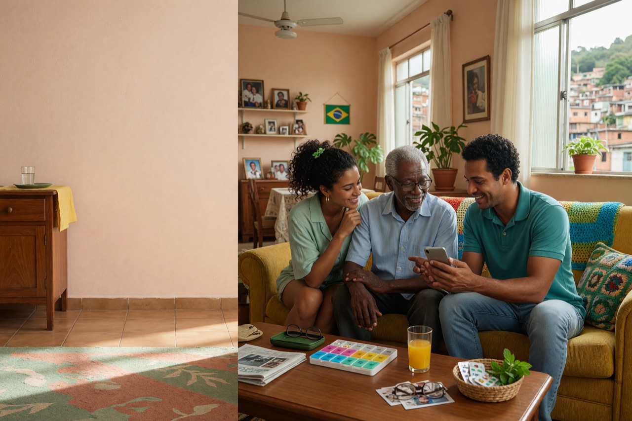Como compartilhar o cuidado de um paciente com familiares