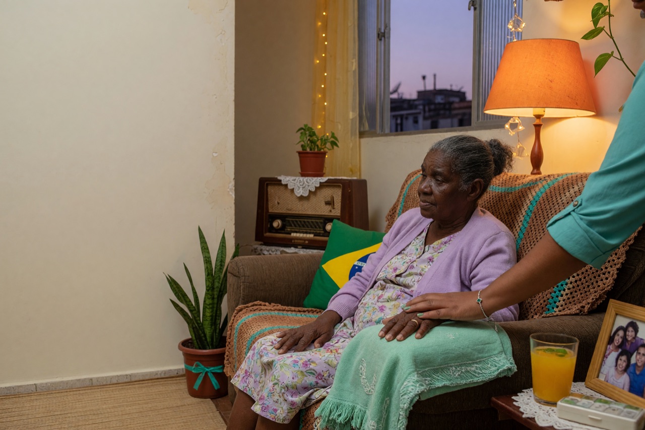 Como lidar com agitação noturna em pacientes com demência