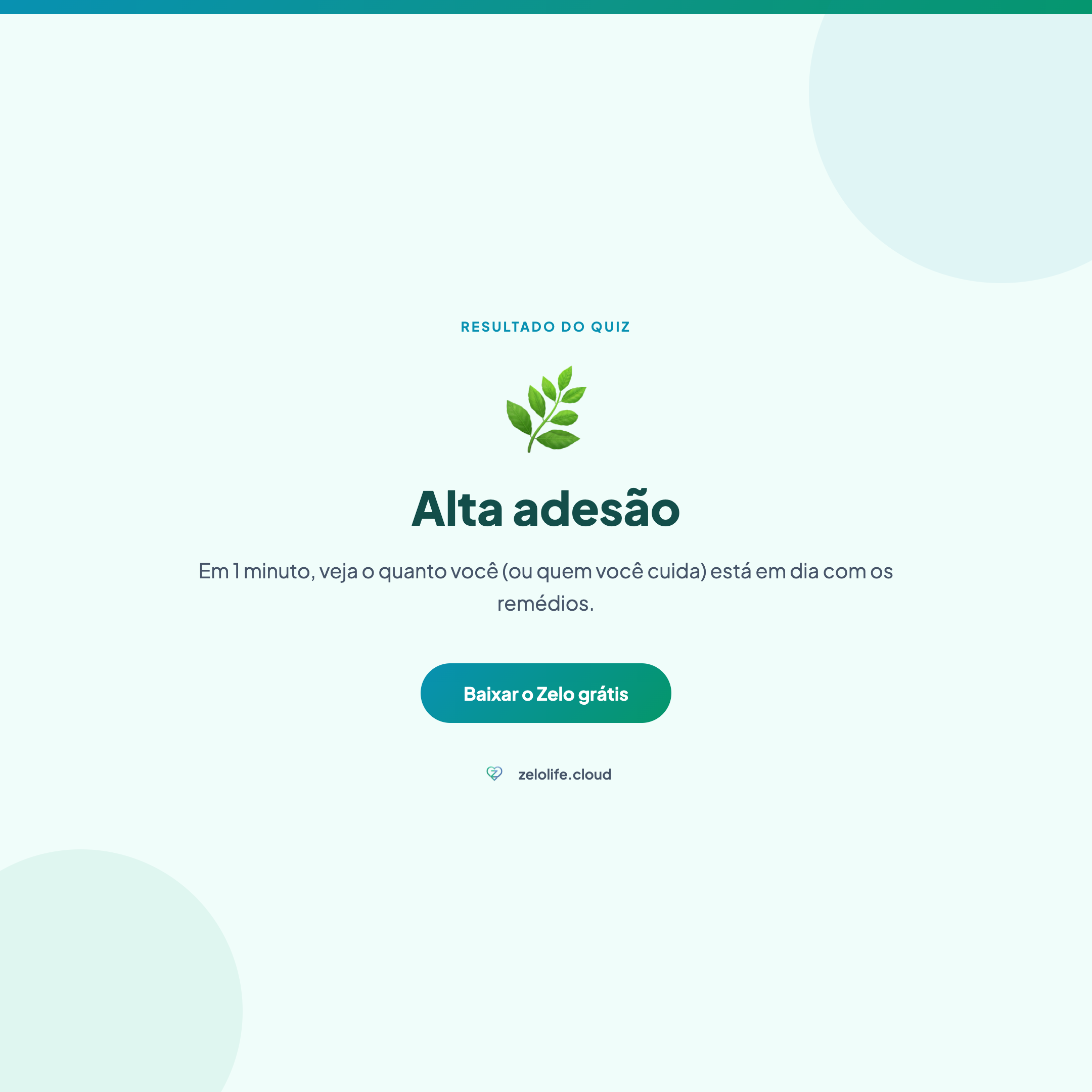 Calculadora de adesão ao tratamento