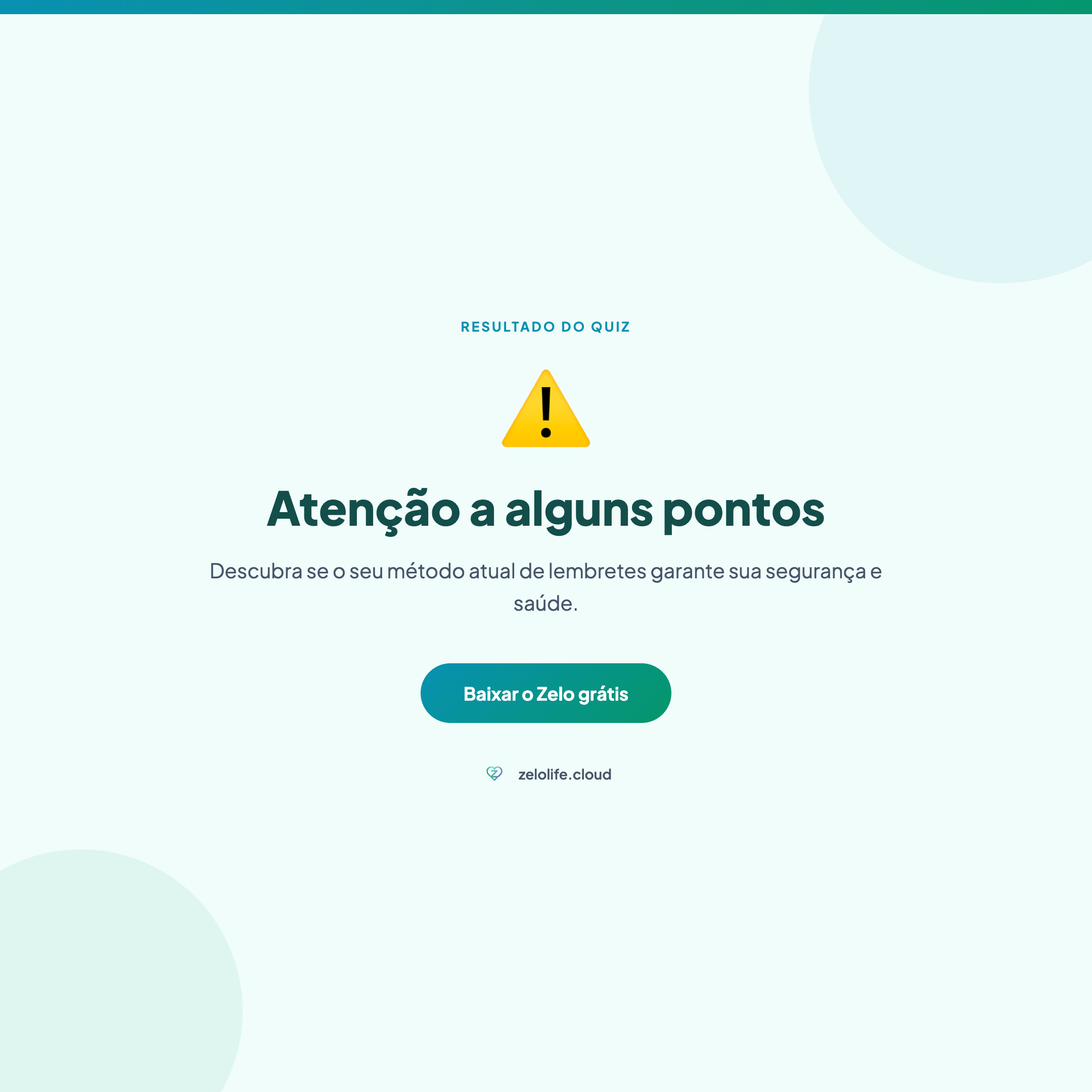 Seu alarme de remédio é suficiente?