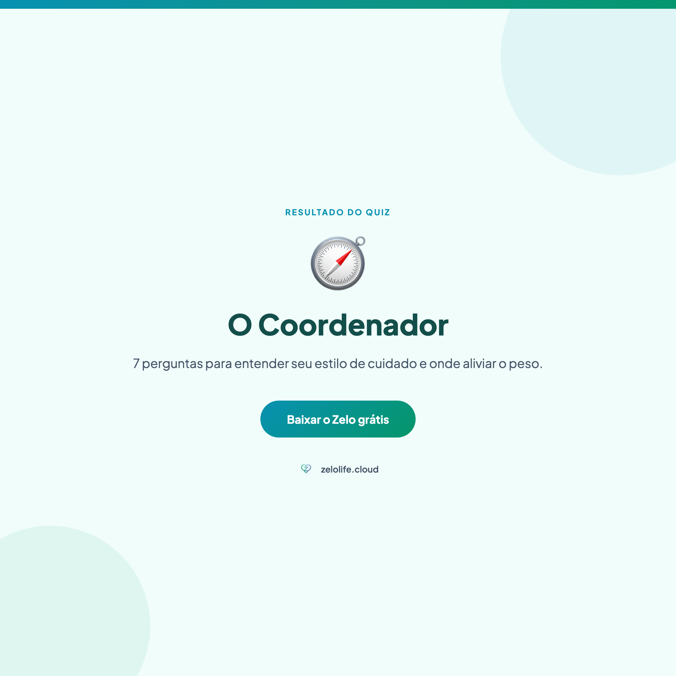 Que tipo de cuidador você é?